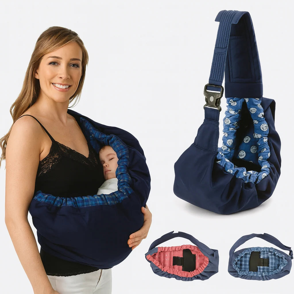 Baby Carrier Adjustable Padded Straps Nursing-Friendly Newborn Support