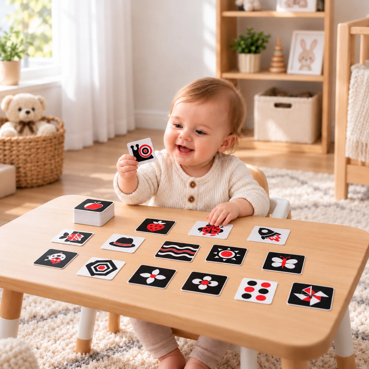 Baby Learning Flash Cards Color Recognition & Categorization