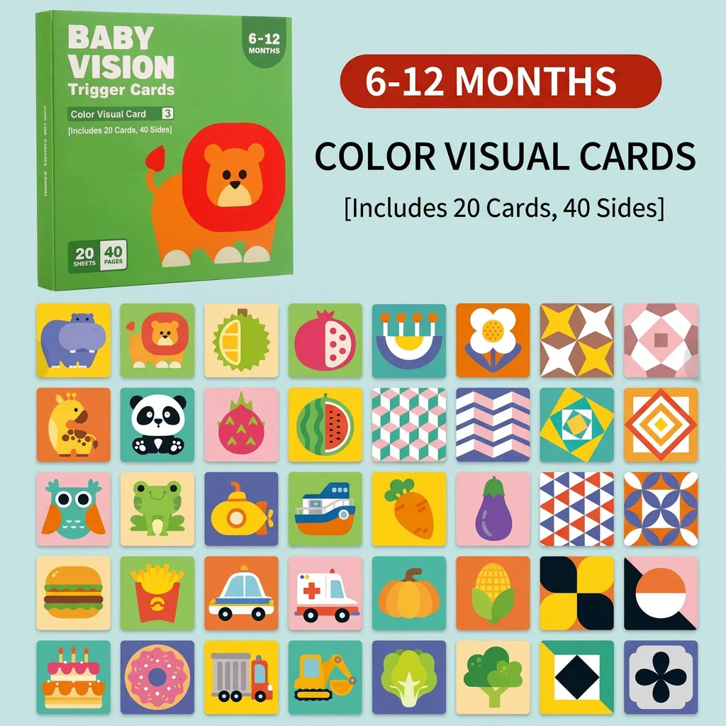Baby Learning Flash Cards Color Recognition & Categorization