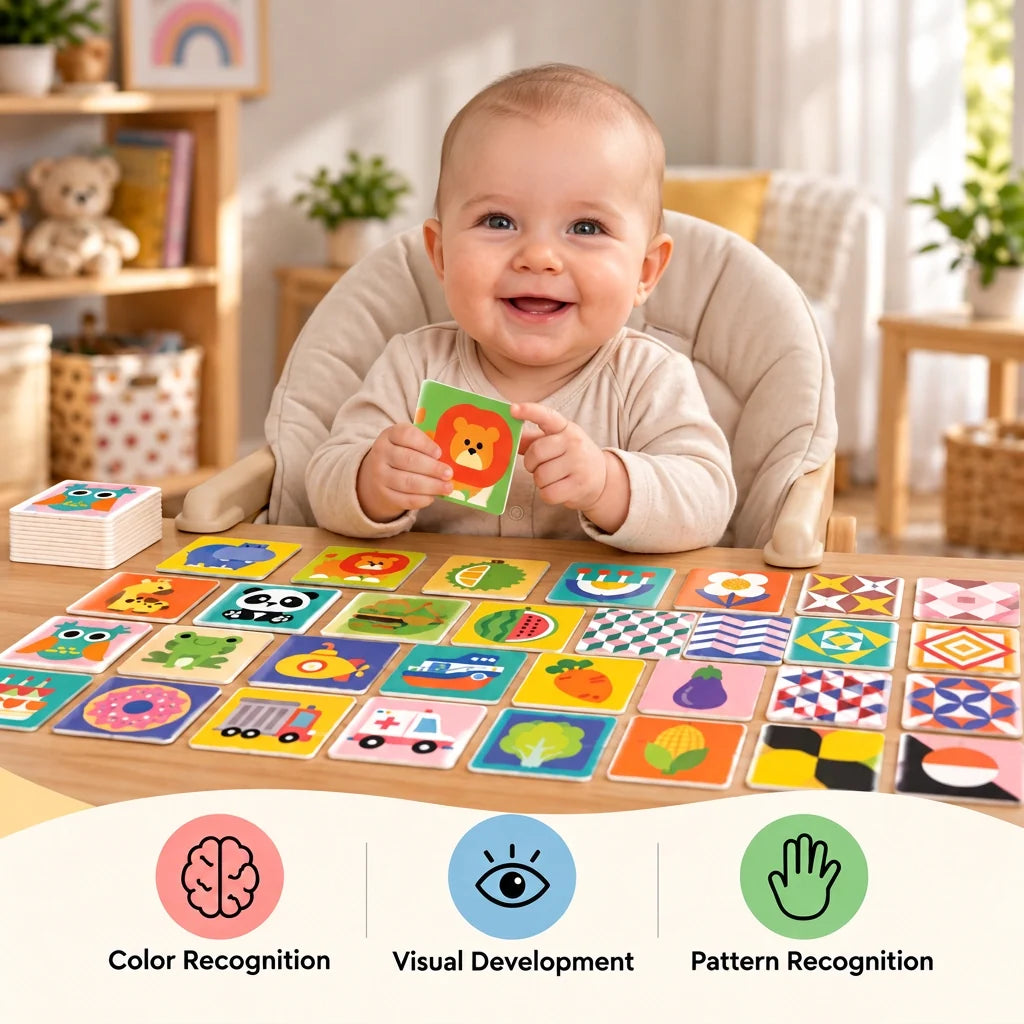 Baby Learning Flash Cards Color Recognition & Categorization