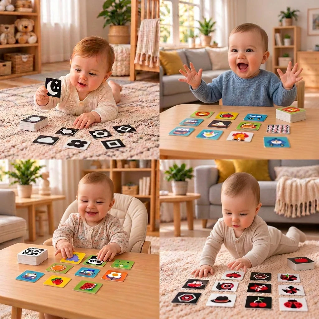 Baby Learning Flash Cards Color Recognition & Categorization