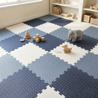 Baby Play Mat 12 Piece Interlocking Shock-Absorbing Non-Toxic Foam