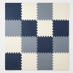 Baby Play Mat 12 Piece Interlocking Shock-Absorbing Non-Toxic Foam