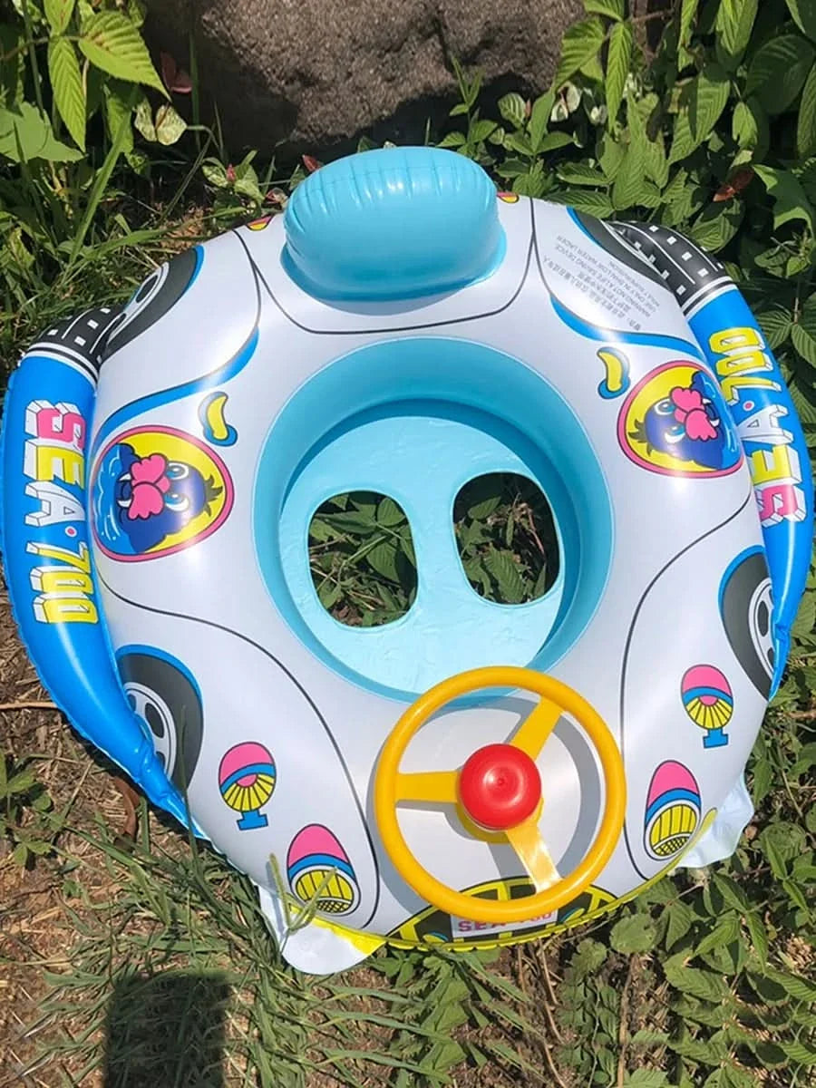 Baby Pool Float Steering Wheel Lightweight & Portable
