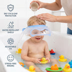 Baby Shampoo Visor Adjustable Water-Deflecting Eye & Ear Coverage