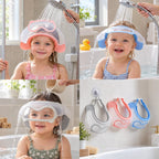 Baby Shampoo Visor Adjustable Water-Deflecting Eye & Ear Coverage