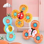 Baby Spinner Toy BPA-Free Push-to-Spin Set of 3