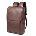 Backpack Anti-Theft Leather Multiple Compartments
