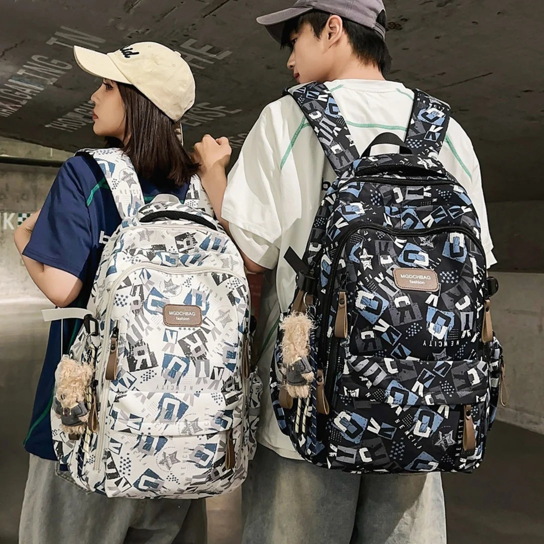 Backpack Multi-Compartment Padded Adjustable Straps Side Pocket