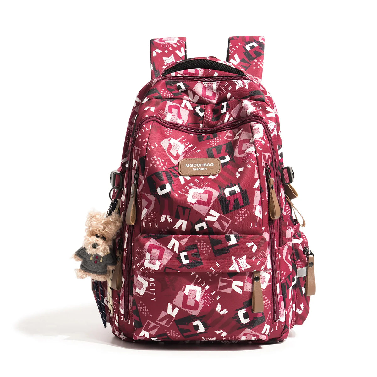 Backpack Multi-Compartment Padded Adjustable Straps Side Pocket