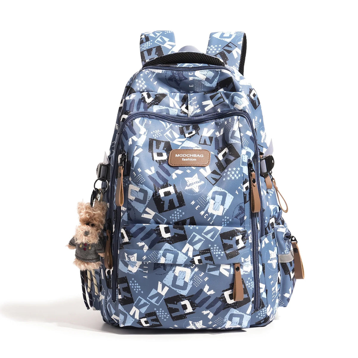 Backpack Multi-Compartment Padded Adjustable Straps Side Pocket