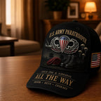 Baseball Cap Adjustable Fit Airborne Tribute
