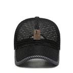 Baseball Cap Full Mesh Deep Brim Adjustable Snapback