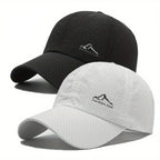 Baseball Cap Set Perforated Quick-Drying Adjustable 2-Pack