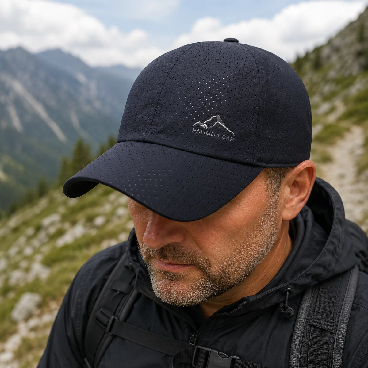 Baseball Cap Set Perforated Quick-Drying Adjustable 2-Pack