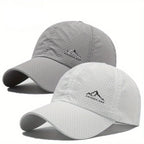Baseball Cap Set Perforated Quick-Drying Adjustable 2-Pack