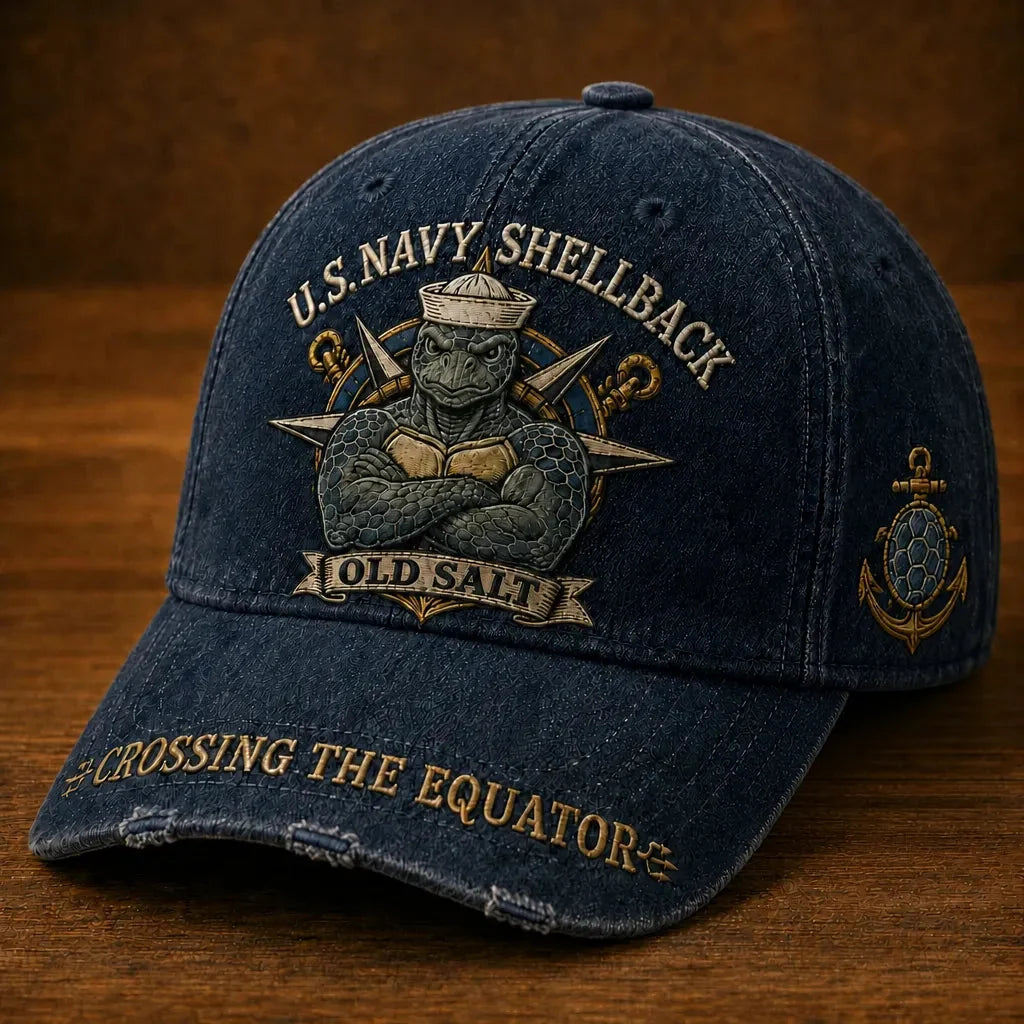 Baseball Cap Washed Cotton Twill Distressed Adjustable Buckle