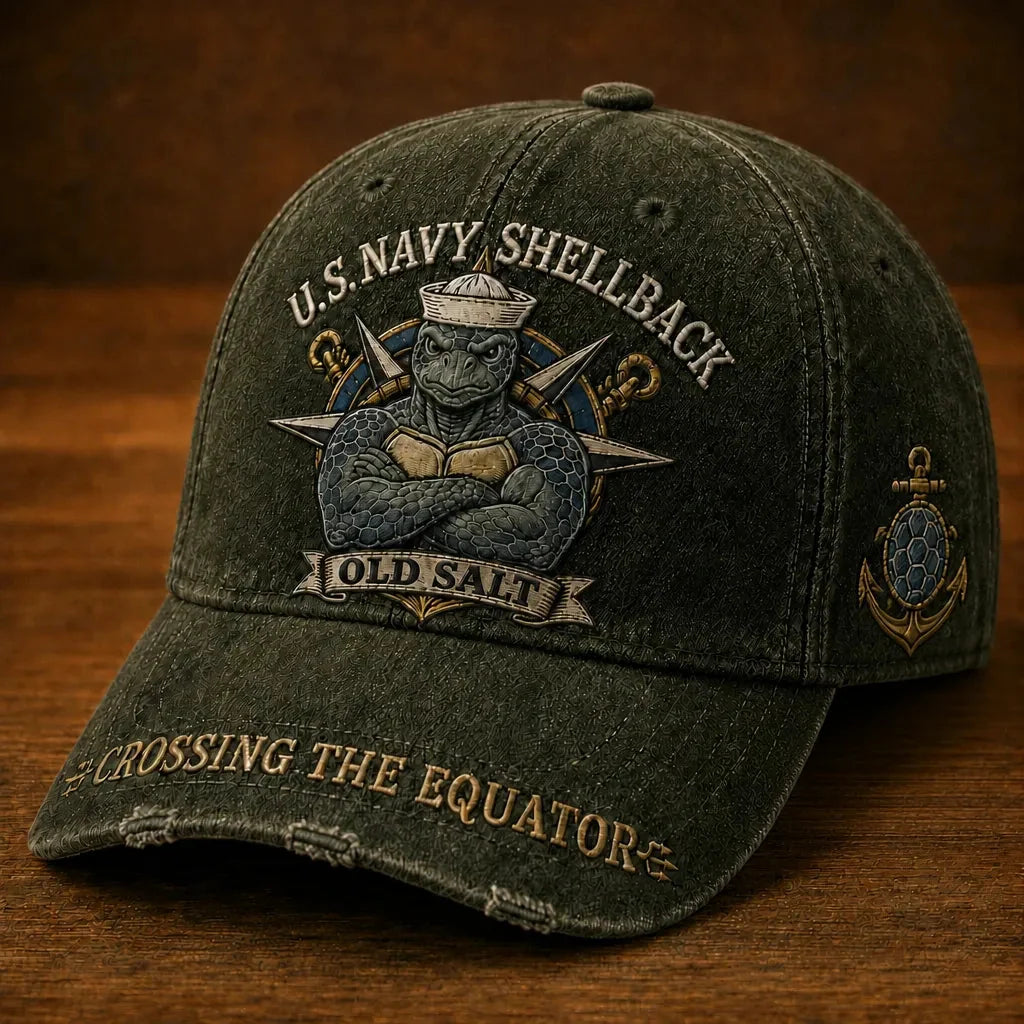 Baseball Cap Washed Cotton Twill Distressed Adjustable Buckle