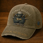 Baseball Cap Washed Cotton Twill Distressed Adjustable Buckle