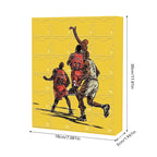 Basketball Advent Calendar 24-Day Countdown Collectible Ornaments