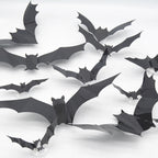 Bat Wall Stickers 3D LED Glow Residue-Free Adhesive