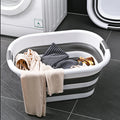 Bath And Laundry Tub Foldable Space-Saving Non-Slip Base