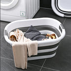 Bath And Laundry Tub Foldable Space-Saving Non-Slip Base