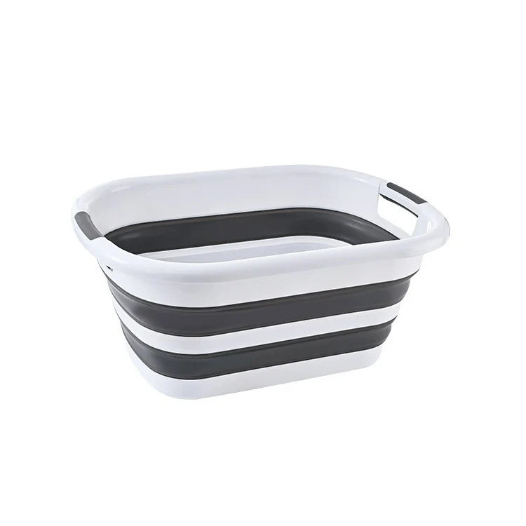Bath And Laundry Tub Foldable Space-Saving Non-Slip Base