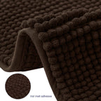 Bath Mat Absorbent Microfiber Non-Slip Backing Machine Washable