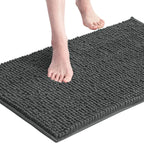 Bath Mat Absorbent Microfiber Non-Slip Backing Machine Washable