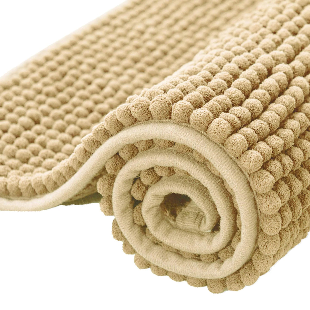 Bath Mat Absorbent Microfiber Non-Slip Backing Machine Washable