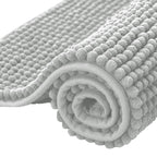Bath Mat Absorbent Microfiber Non-Slip Backing Machine Washable