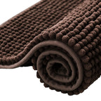 Bath Mat Absorbent Microfiber Non-Slip Backing Machine Washable