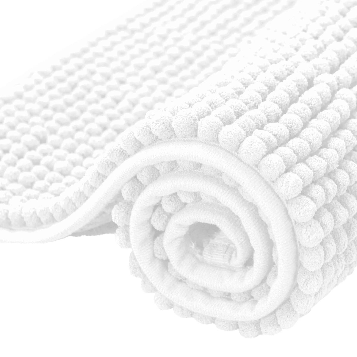 Bath Mat Absorbent Microfiber Non-Slip Backing Machine Washable
