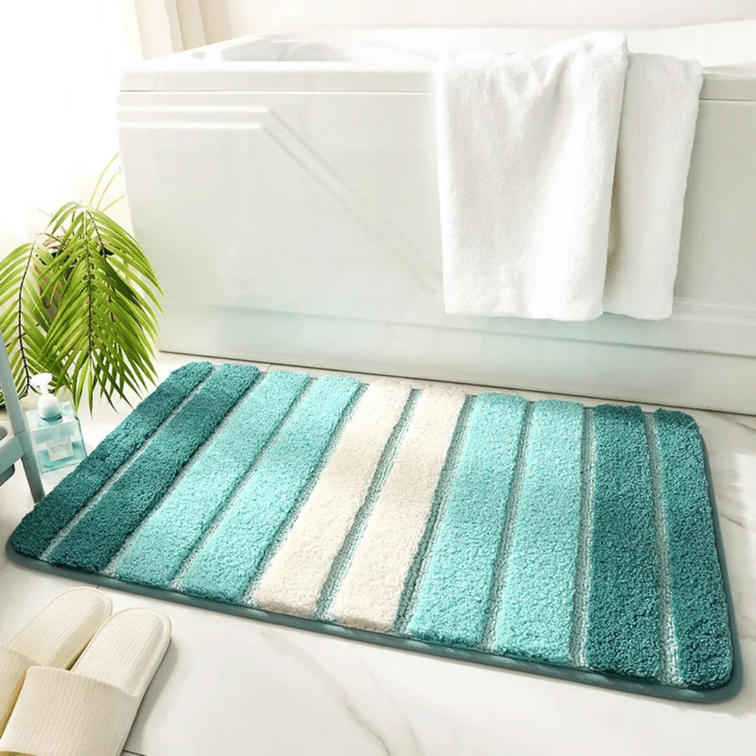 Bath Mat Absorbent Quick-Drying Non-Slip Machine Washable