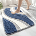 Bath Mat Absorbent Quick-Drying Non-Slip Machine Washable