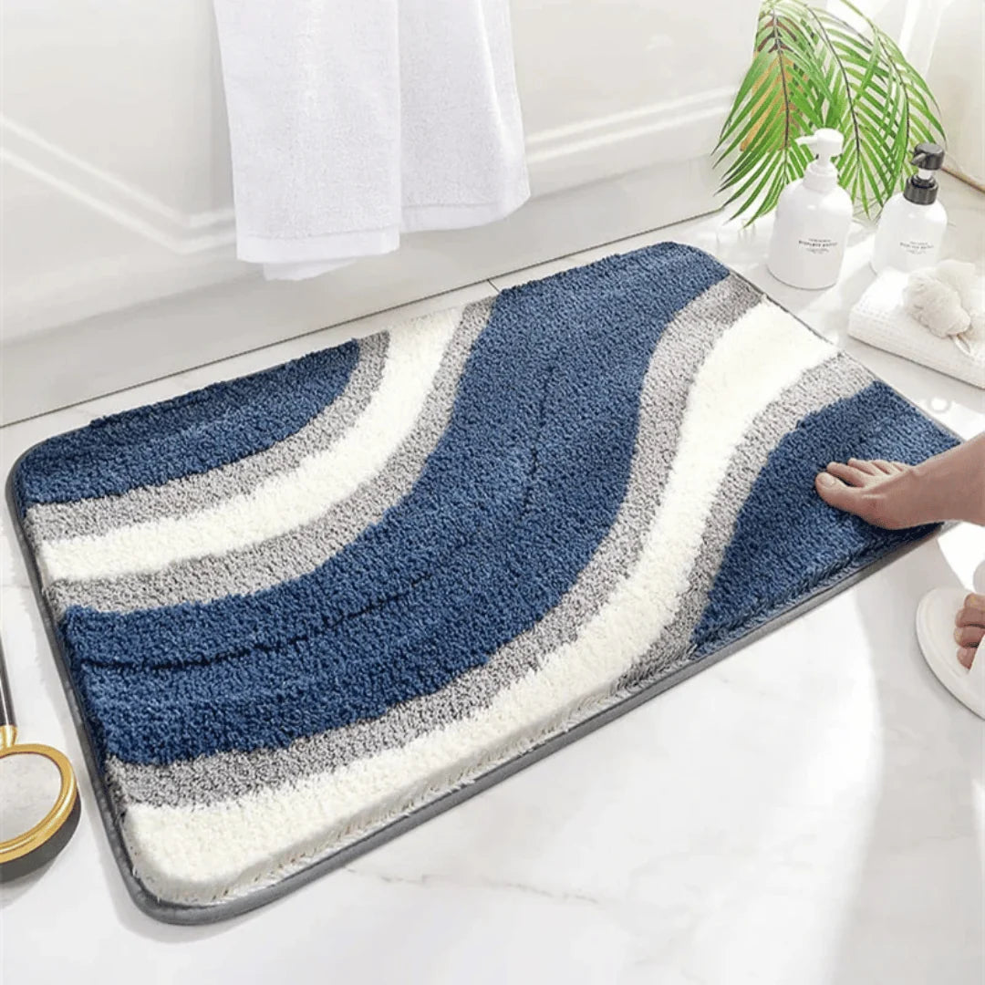 Bath Mat Absorbent Quick-Drying Non-Slip Machine Washable