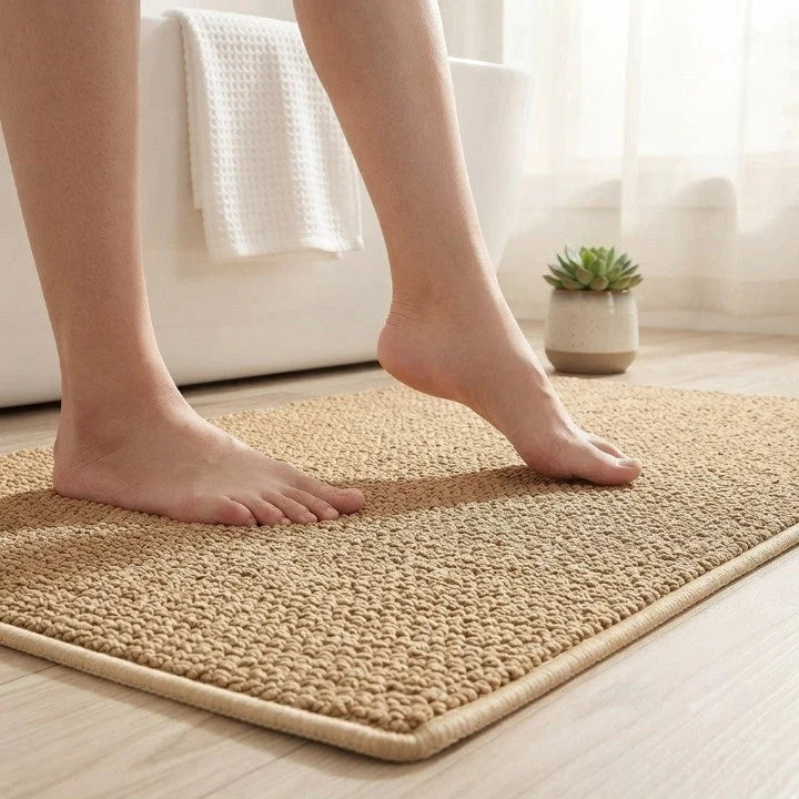 Bath Mat Absorbent & Quick-Drying Stain-Resistant