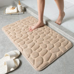 Bath Mat Cotton Terry Non-Slip Machine Washable