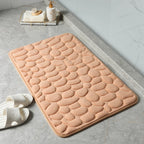 Bath Mat Cotton Terry Non-Slip Machine Washable