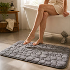 Bath Mat Cotton Terry Non-Slip Machine Washable