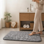 Bath Mat Cotton Terry Non-Slip Machine Washable
