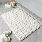 Bath Mat Cotton Terry Non-Slip Machine Washable