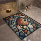 Bath Mat Diatomaceous Earth Quick-Drying Non-Slip Base