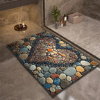 Bath Mat Diatomaceous Earth Quick-Drying Non-Slip Base
