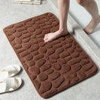 Bath Mat Microfiber Absorbent Non-Slip Machine Washable