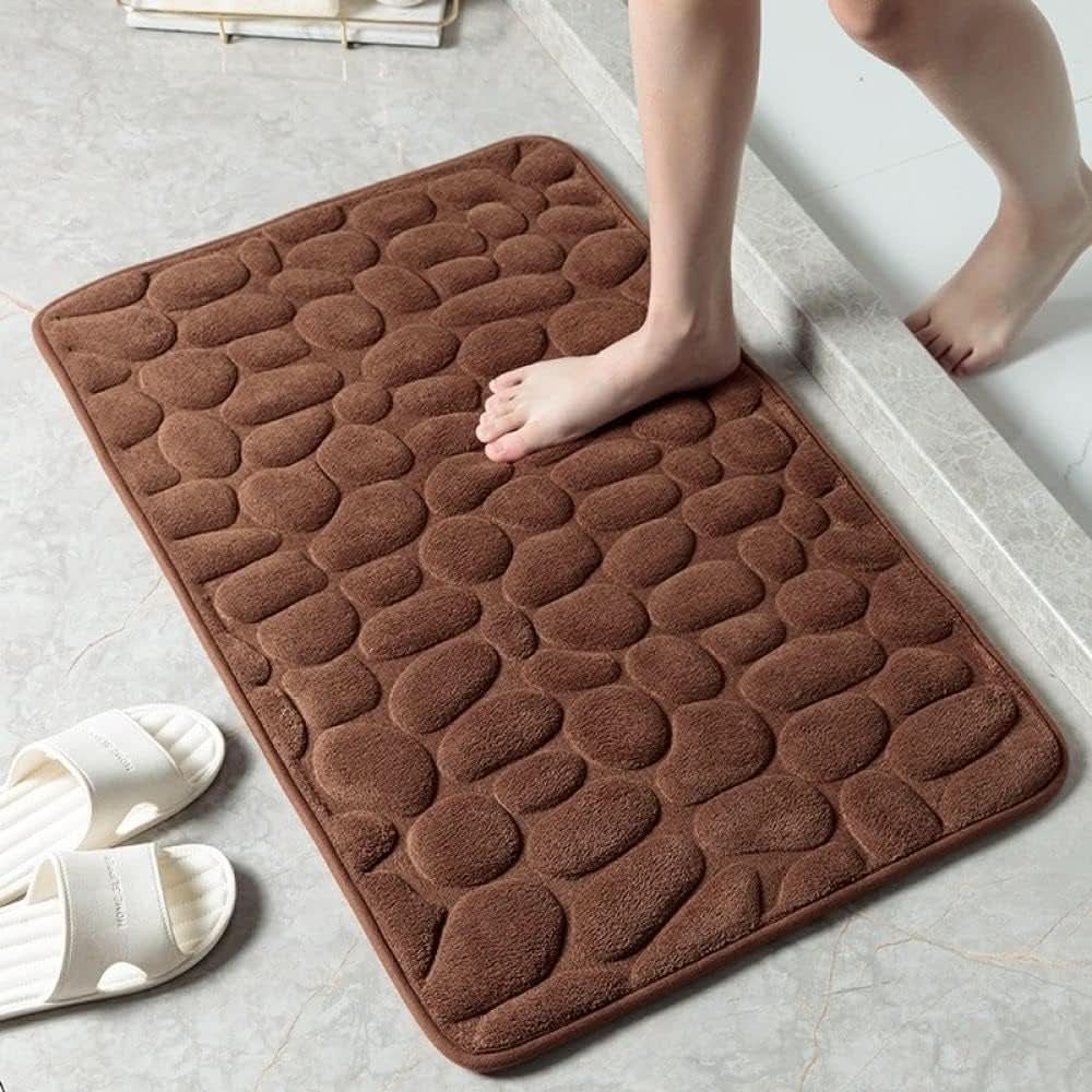 Bath Mat Microfiber Absorbent Non-Slip Machine Washable