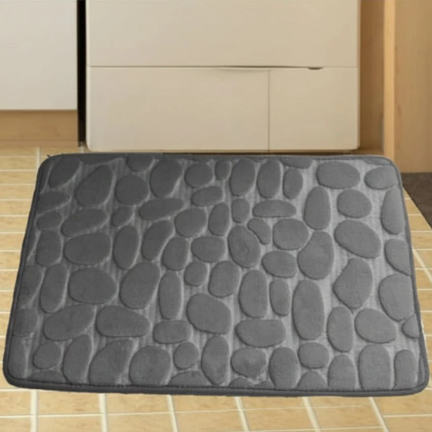 Bath Mat Microfiber Absorbent Non-Slip Machine Washable