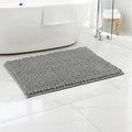 Bath Mat Microfiber Chenille Absorbent Non-Slip Backing
