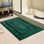 Bath Mat Plush Microfiber Absorbent Non-Slip Machine Washable